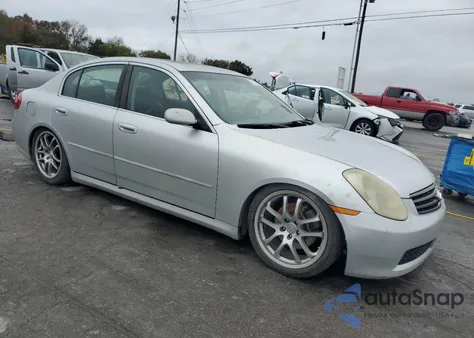 2006 Infiniti G35 из США, поврежденный, VIN JNKCV51EX6M500057